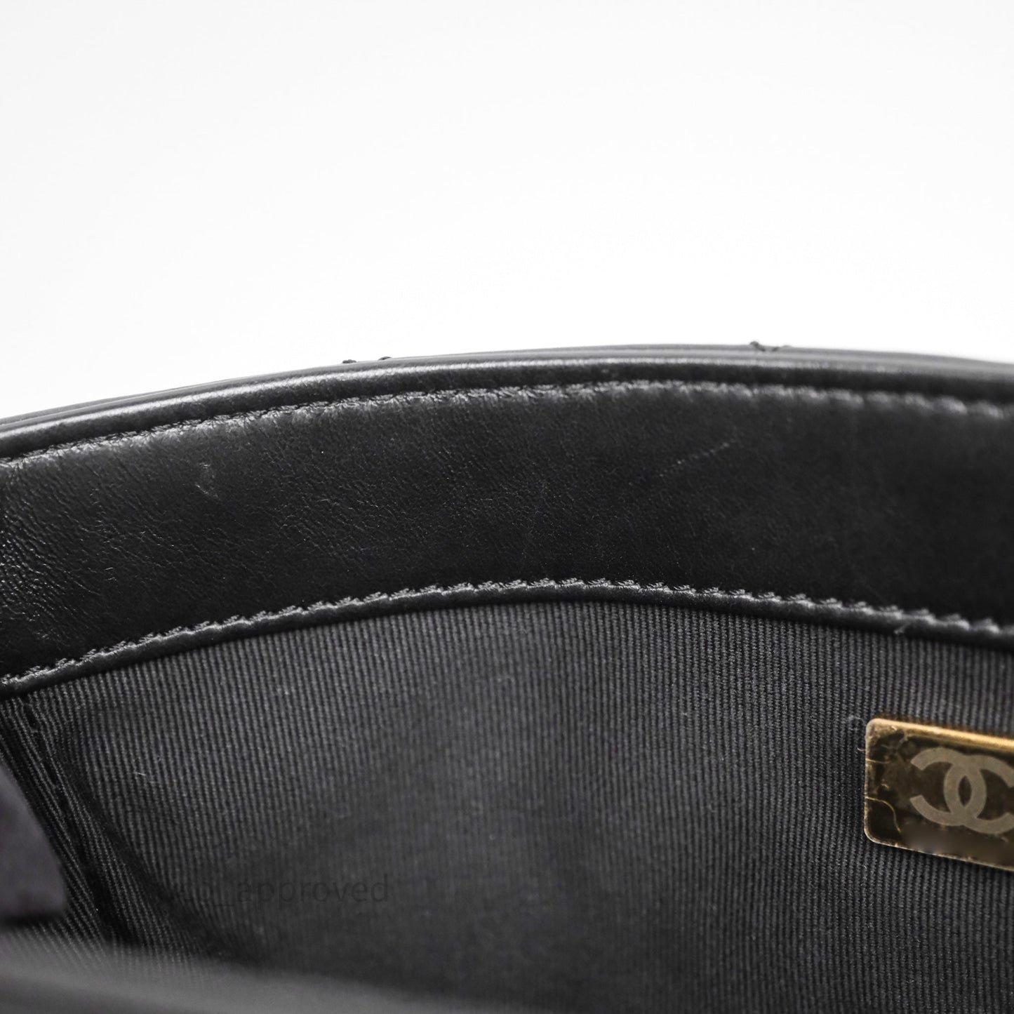 Chanel Small All Slide Adjustable Chain Flap Bag Black Lambskin Aged Gold Hardware 22K