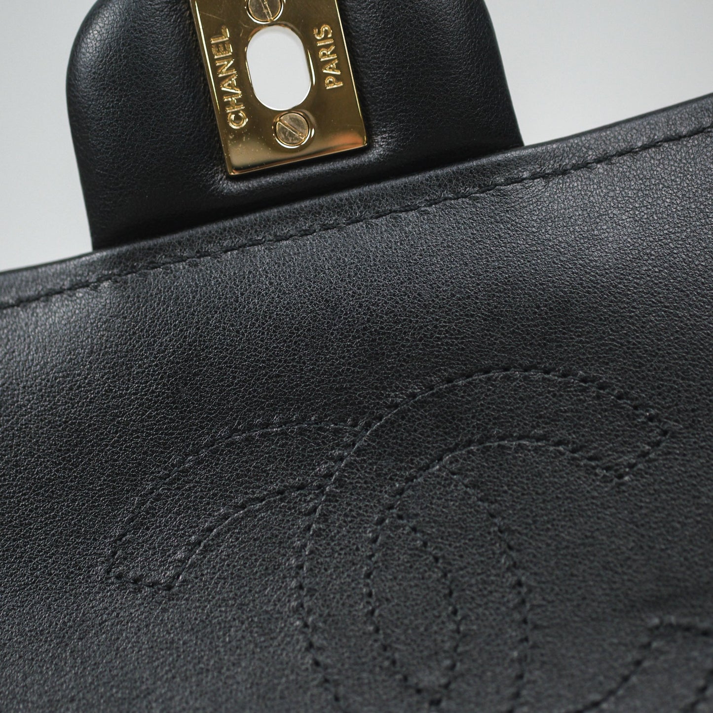 Chanel Quilted Mini Rectangular Flap Raffia Jute Thread Black & Beige Gold Hardware
