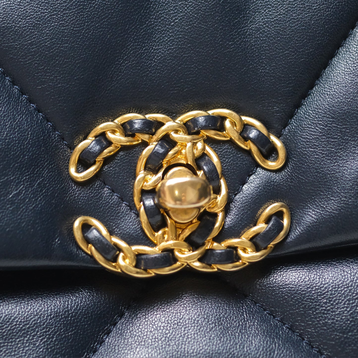 Chanel 19 Small Navy Mixed Hardware