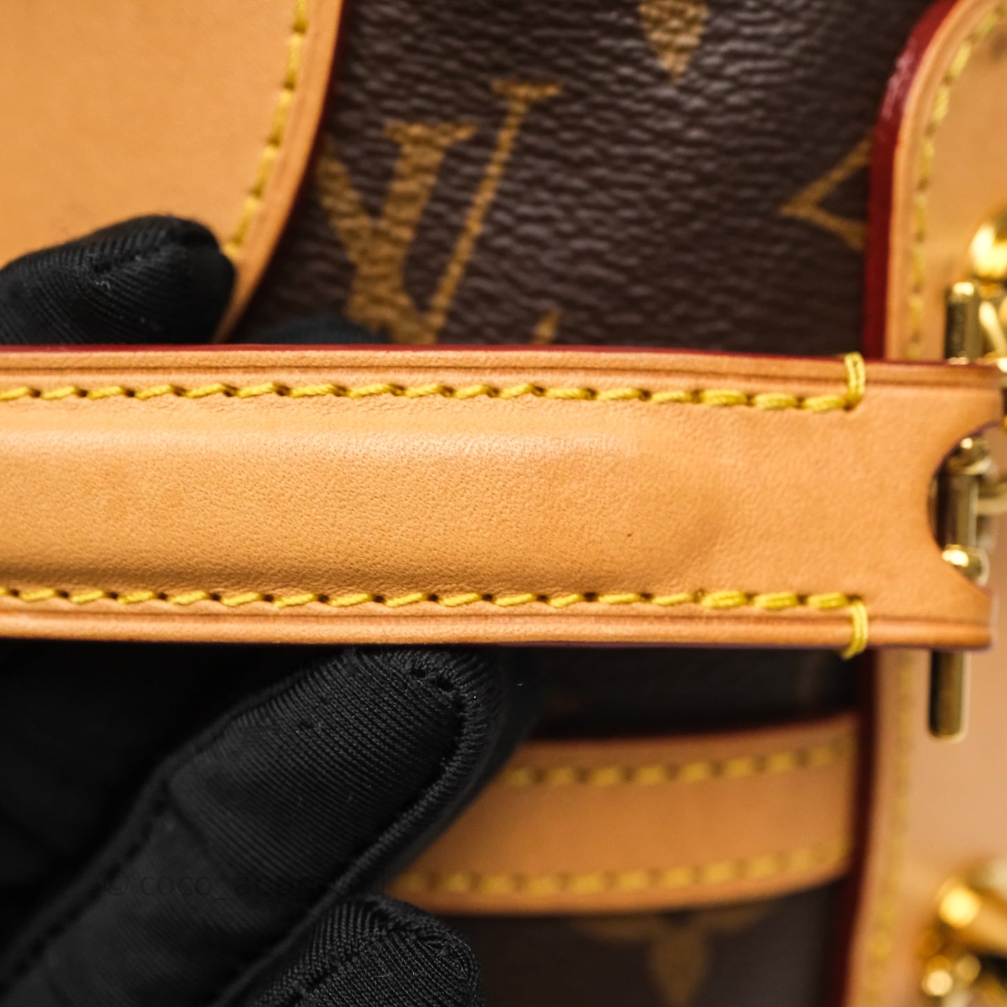 Louis Vuitton Duffle Bucket Bag Monogram Canvas