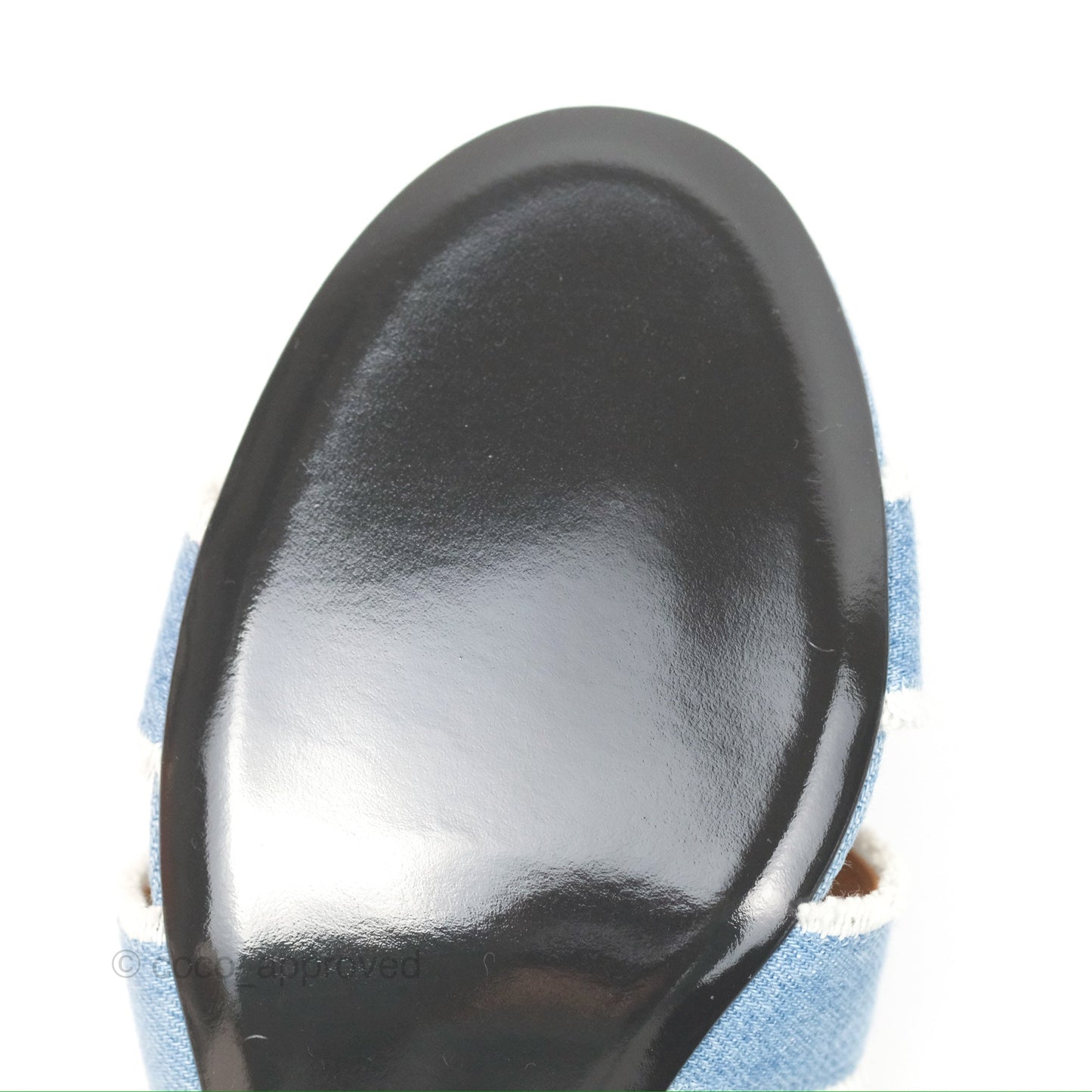 Hermès Oasis Denim Bleu Clair Sandals Size 38.5