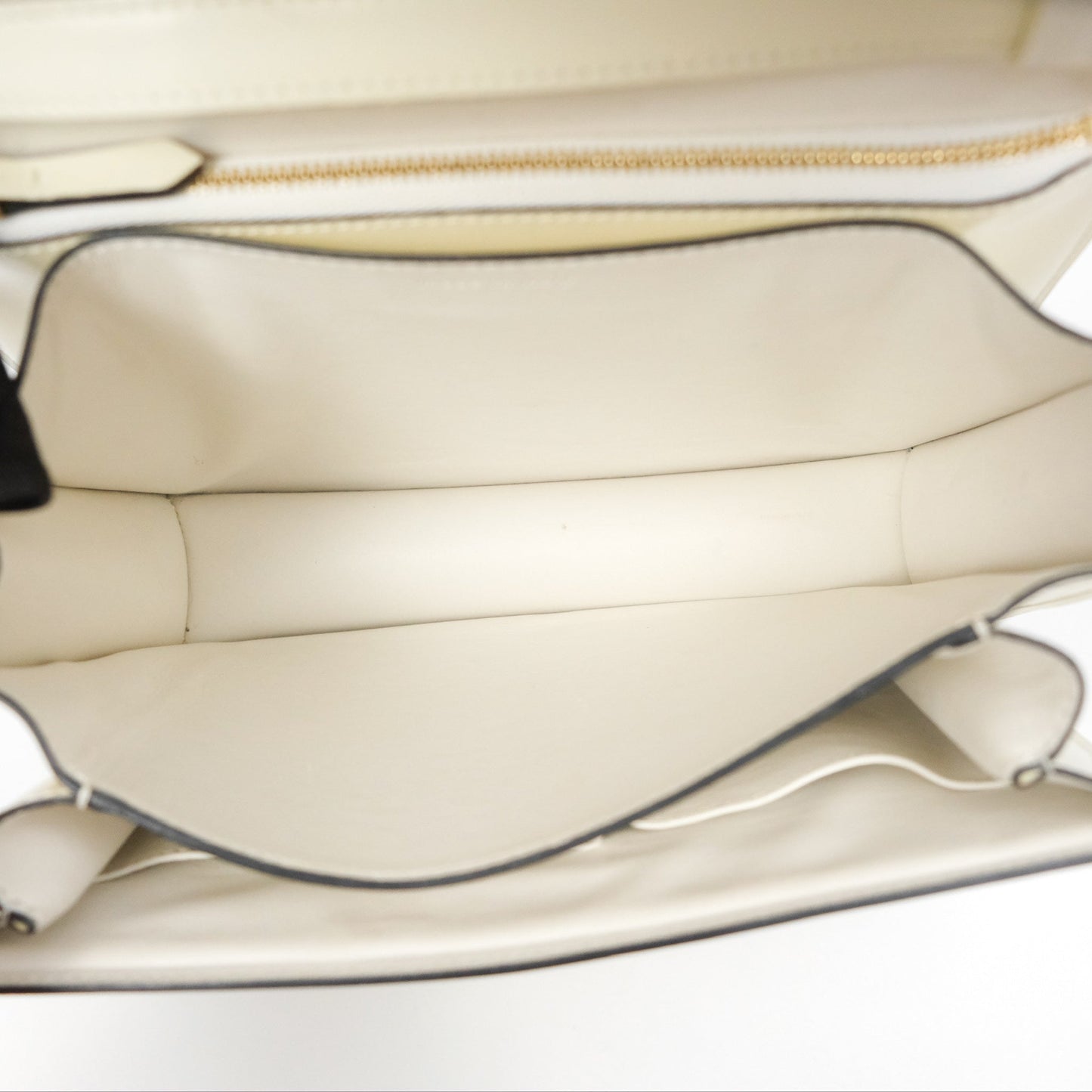Celine Medium Classic Box Flap White Patent Gold Hardware