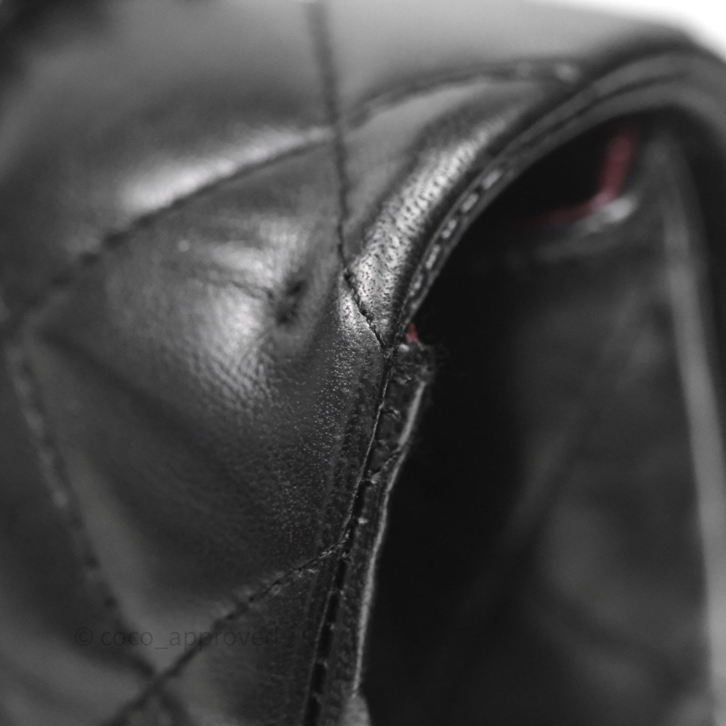 Chanel Jumbo Single Flap Black Lambskin Silver Hardware