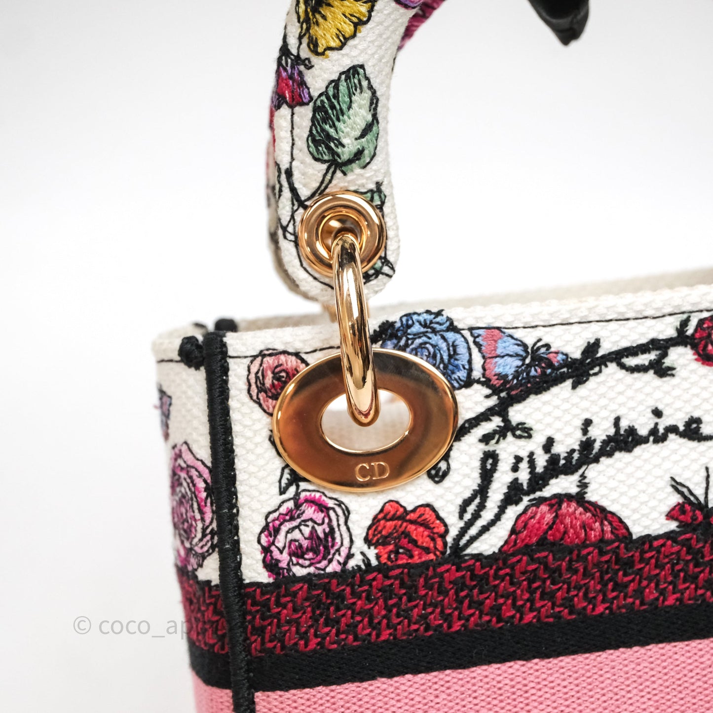 Christian Dior Mini Lady D-Lite Bag Florilegio Embroidered