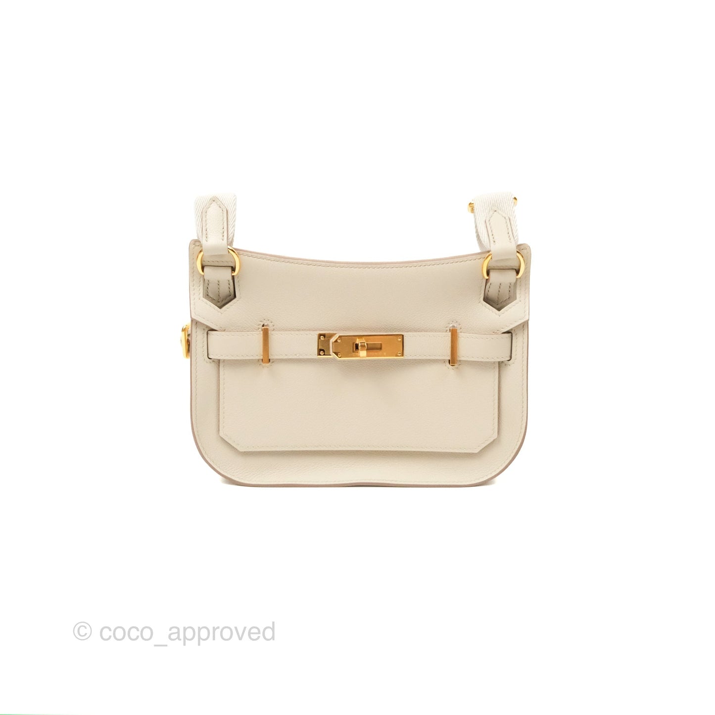 Hermès Mini Jypsiere Beton Evercolor Gold Hardware