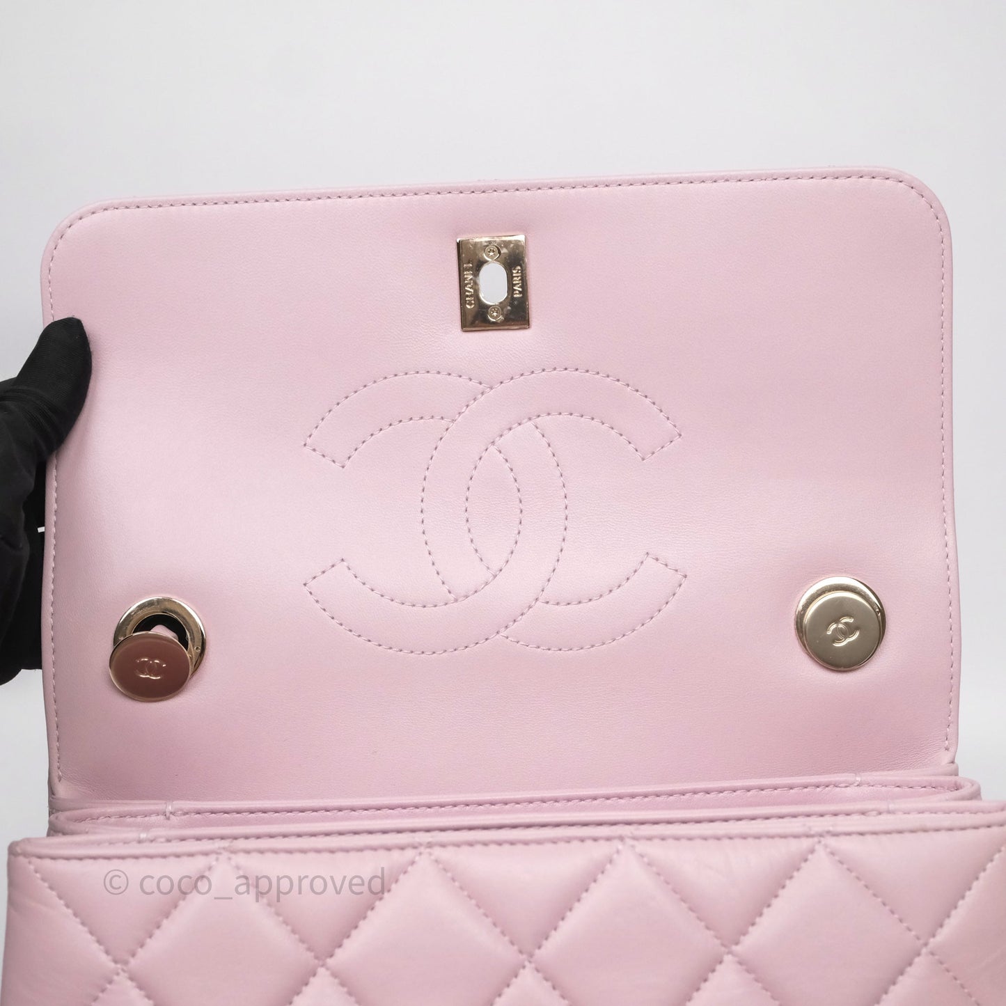 Chanel Small Trendy CC Lilac Lambskin Gold Hardware
