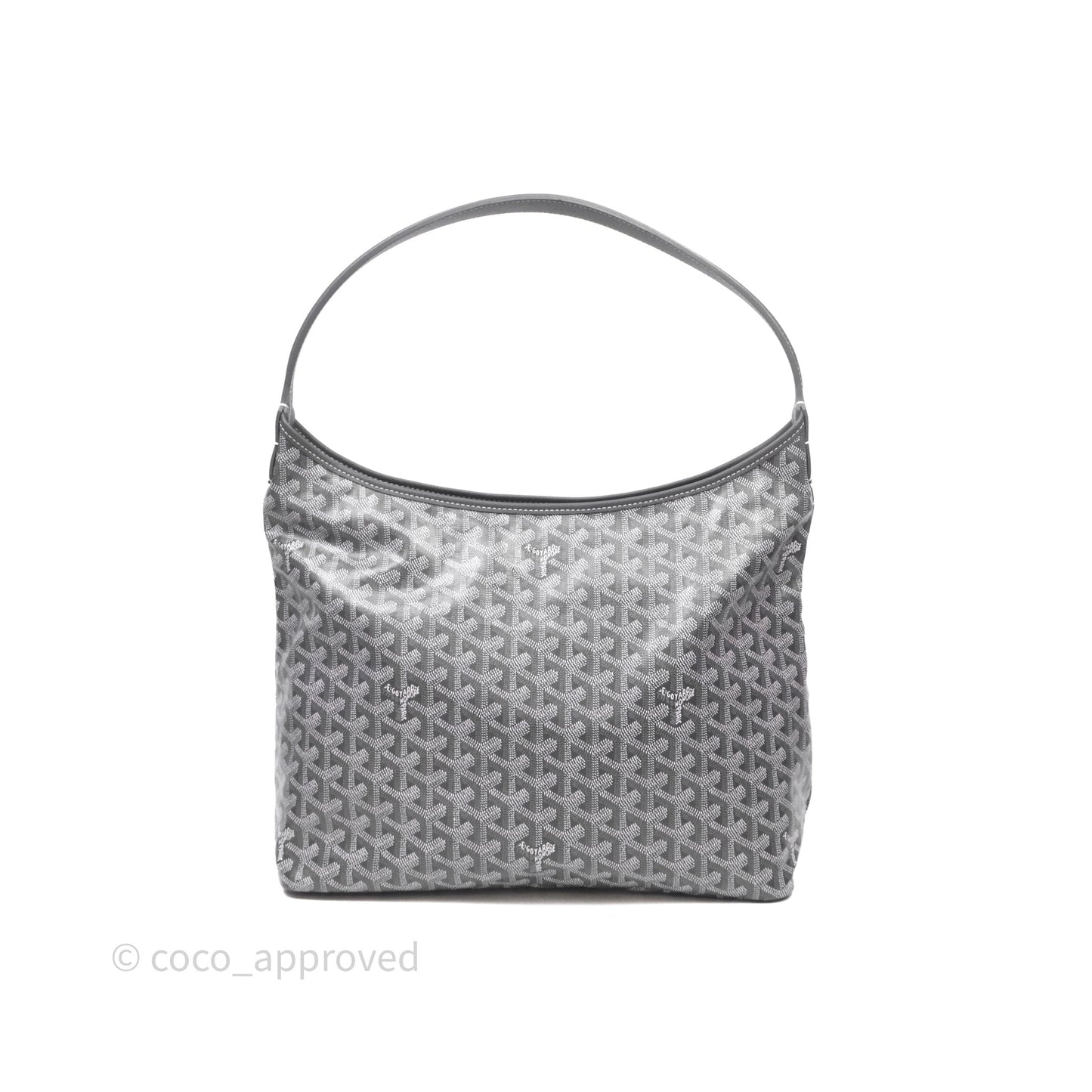 Goyard Bohème Hobo Bag Grey Goyardine Canvas