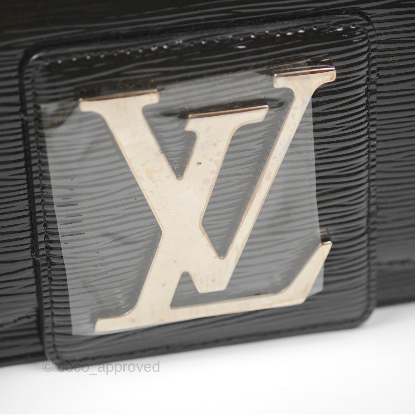 Louis Vuitton Sobe Clutch Black Electric Epi