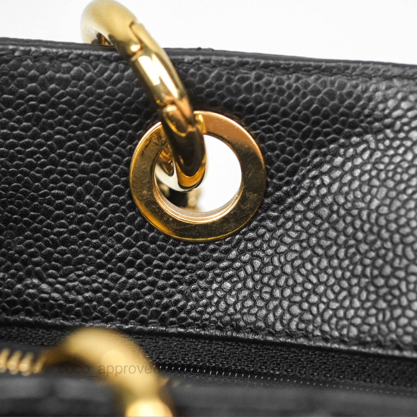 Chanel GST Black Caviar Gold Hardware