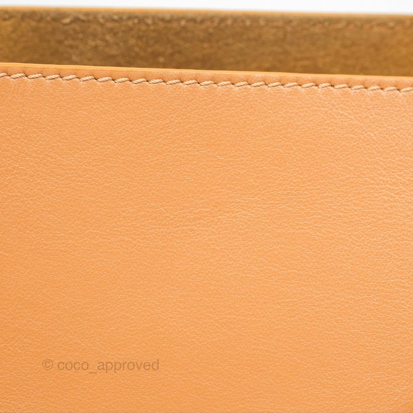 Loewe Mini Puzzle Fold Tote In Shiny Calfskin Warm Desert
