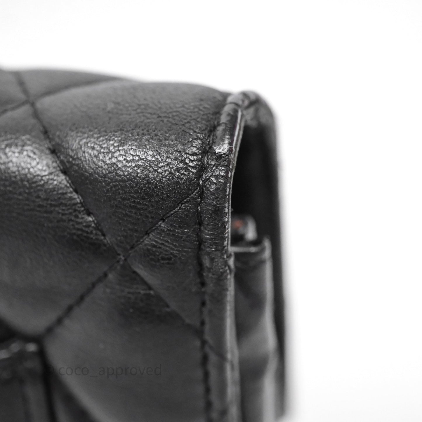 Chanel Classic WOC Wallet On Chain Quilted Black Lambskin Gold Hardware