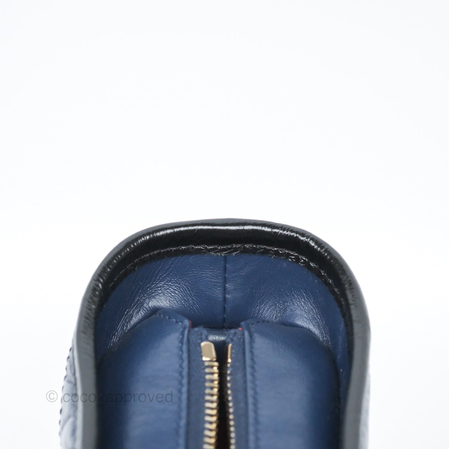 Chanel Small Gabrielle Hobo Quilted Black Navy Aged Calfskin