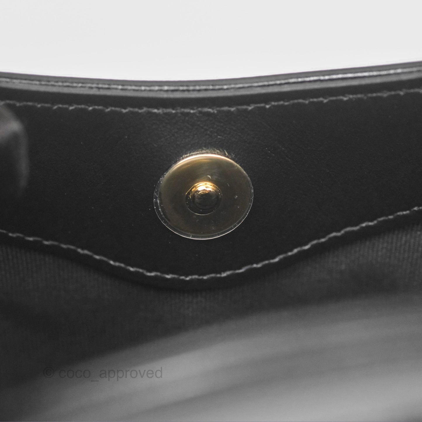 Chanel Nano 31 Black Shiny Lambskin Gold Hardware