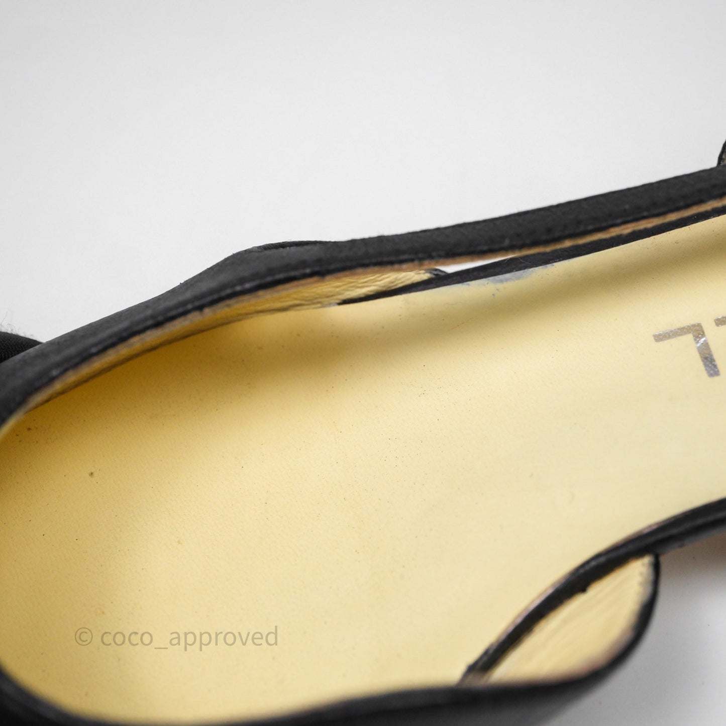 Chanel Classic Slingback Black Size 38