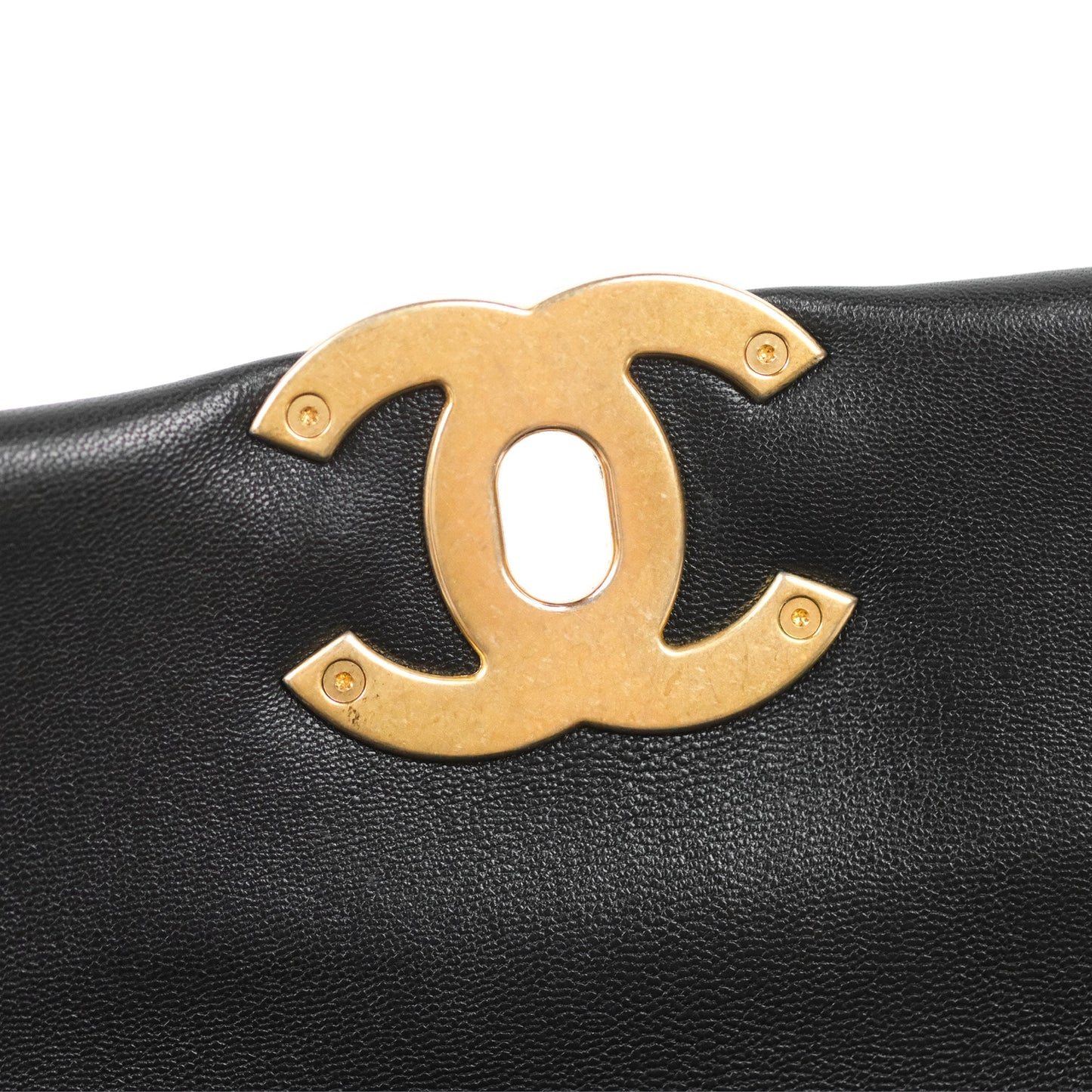 Chanel 19 Small Black Goatskin Mixed Hardware