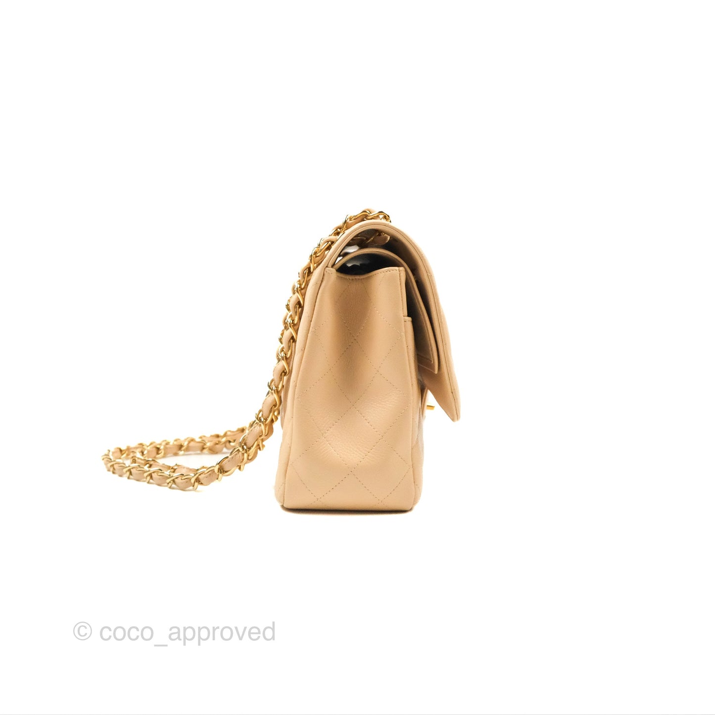 Chanel Jumbo Double Flap Beige Caviar Gold Hardware⁣⁣