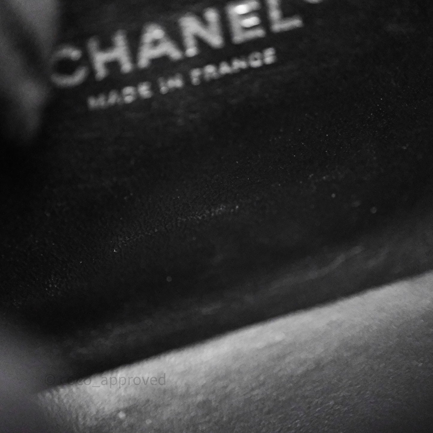 Chanel Mini Square Quilted Black Lambskin Silver Hardware