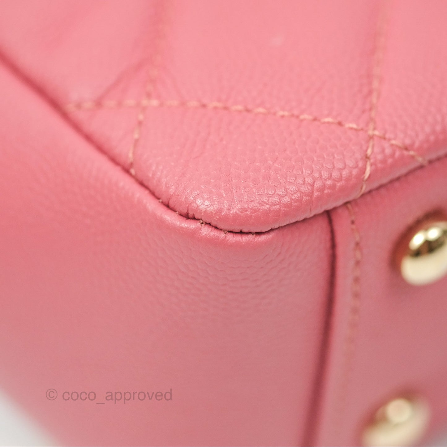 Chanel Quilted Medium Business Affinity Flap Pink Caviar Gold Hardware