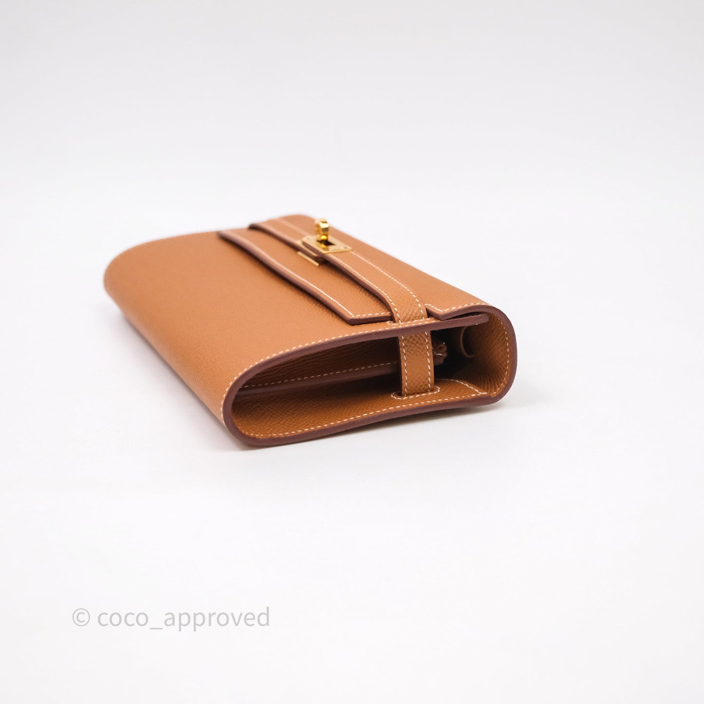 Hermès Kelly To Go Wallet Gold 37 Epsom Gold Hardware