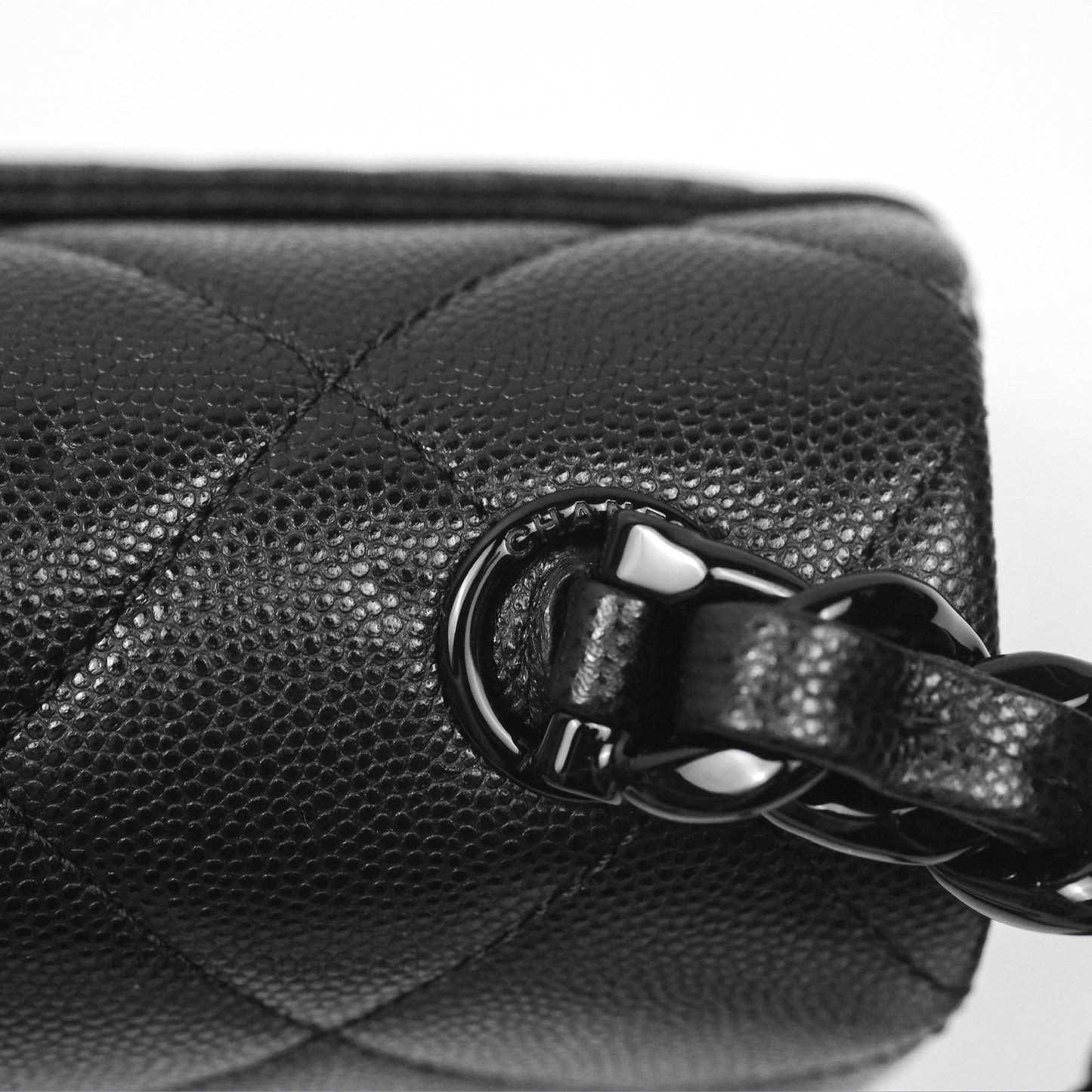 Chanel My Everything Flap Bag So Black Caviar Incognito Hardware