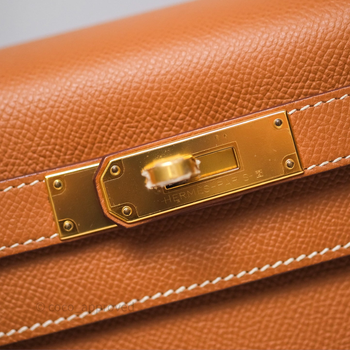 Hermès Kelly 28 Sellier Gold 37 Epsom Gold Hardware