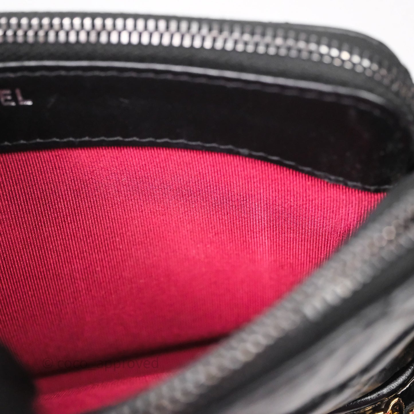 Chanel Gabrielle Clutch With Chain Aged Calfskin Black Mixed Hardware