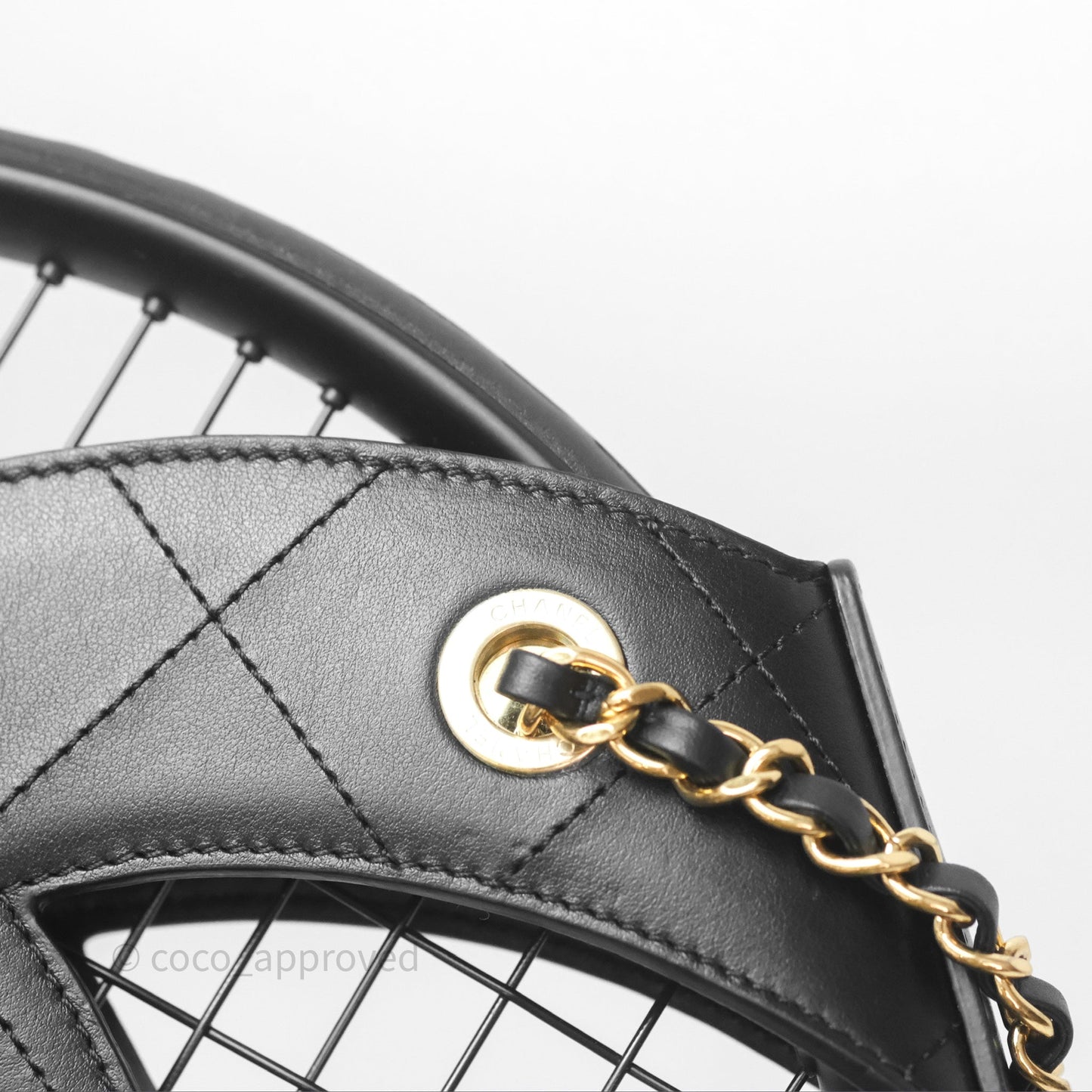 Chanel Tennis Racket with Black CC Case
