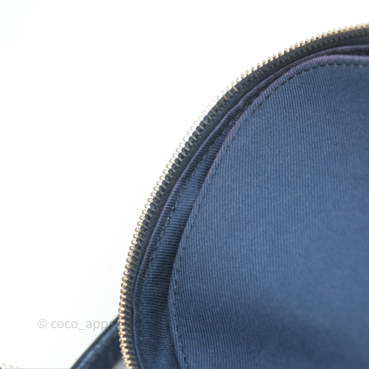 Chanel Quilted Trip Vanity Denim Aged Gold Hardware 20C