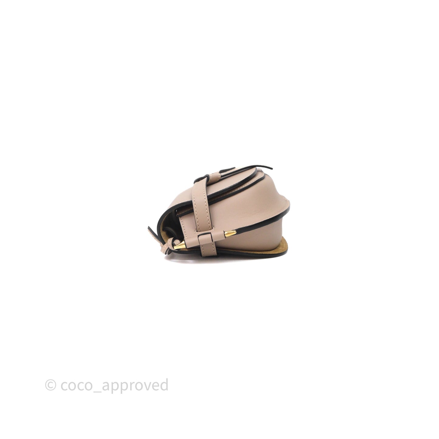 Loewe Mini Gate Dual Bag Beige Sand Soft Calfskin Jacquard Strap
