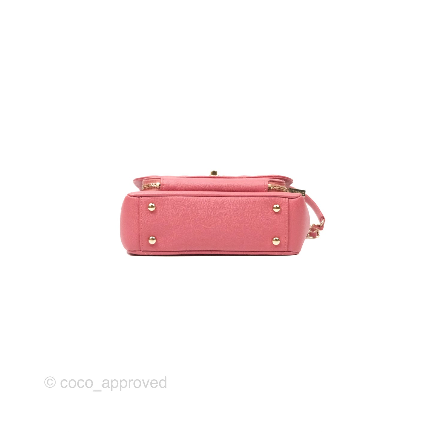 Chanel Quilted Medium Business Affinity Flap Pink Caviar Gold Hardware