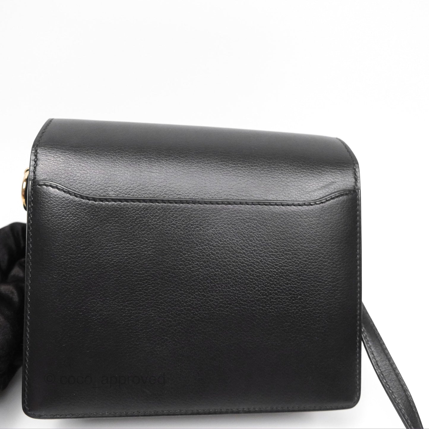 Hermès Roulis Mini 18 Black Noir 89 Veau Evergrain Permabrass Hardware