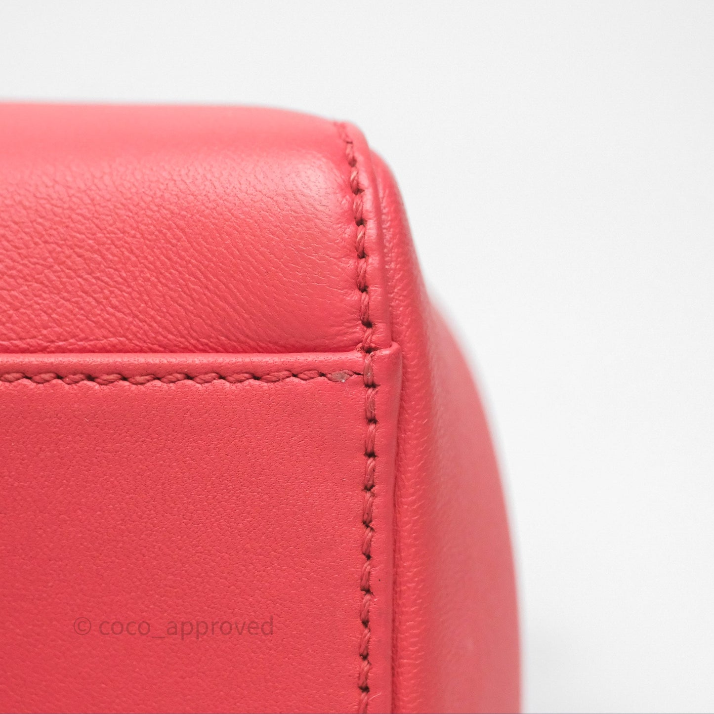Fendi Nappa Mini Peekaboo Bag Hot Pink