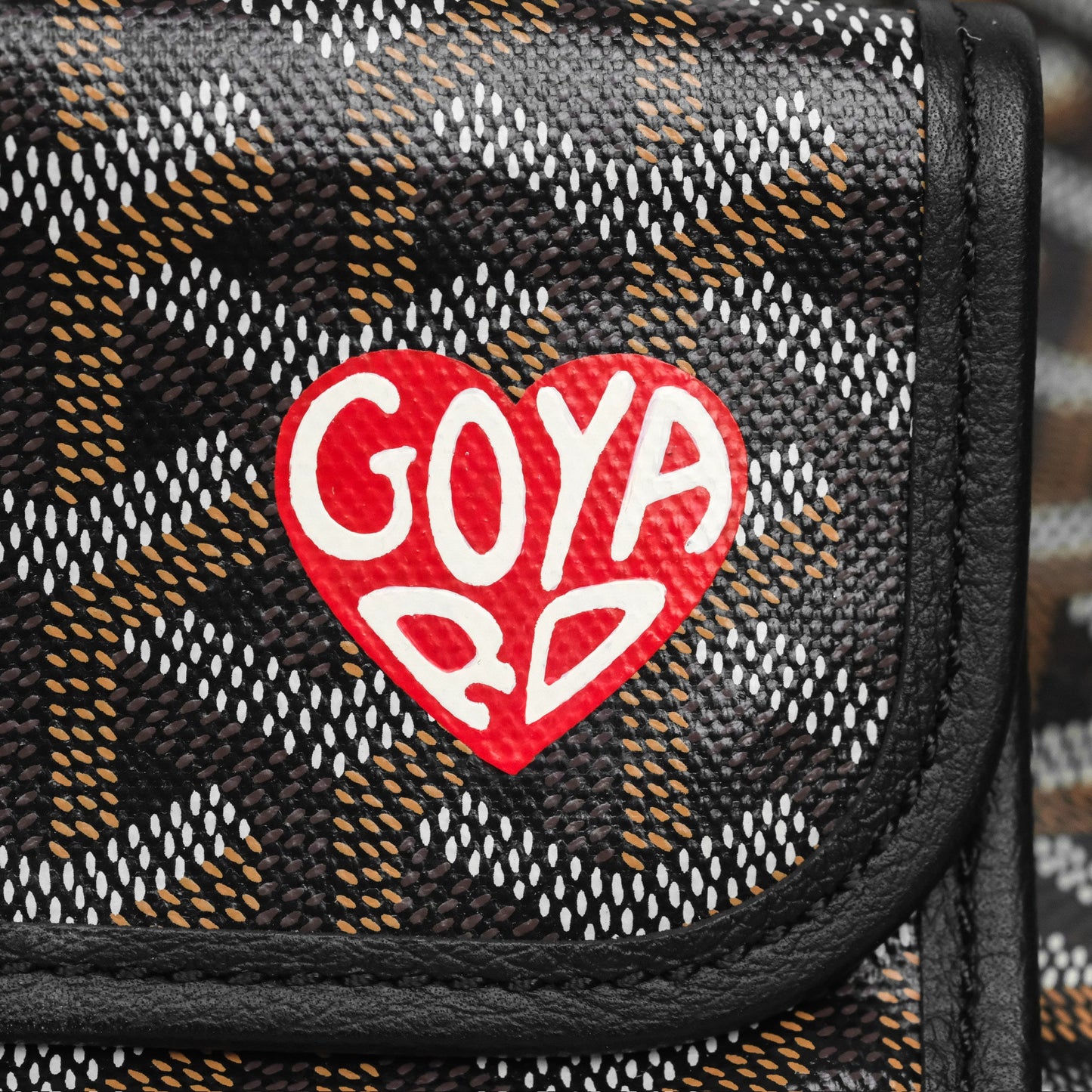 Goyard Bohème Hobo Bag Black Goyardine Canvas