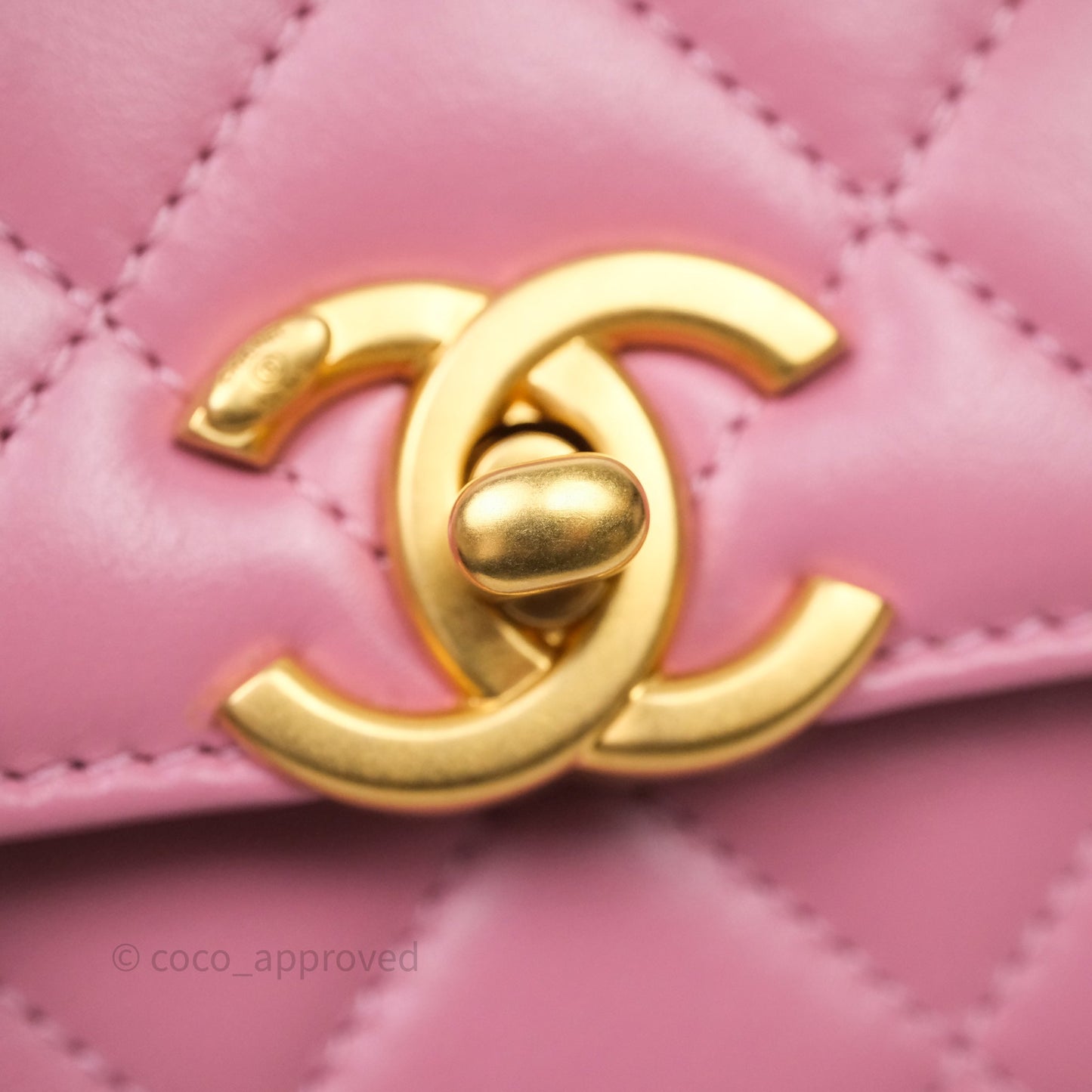 Chanel Quilted Mini Perfect Fit Adjustable Pink Calfskin Gold Hardware