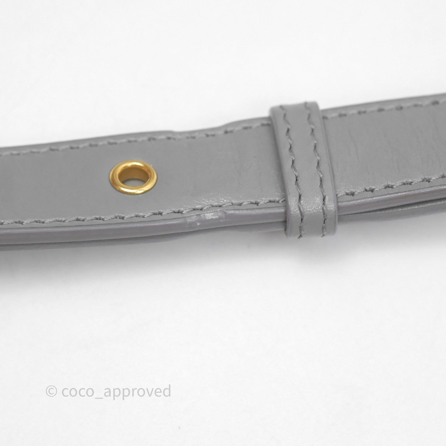 Christian Dior Medium Bobby Flap Grey Box Calfskin