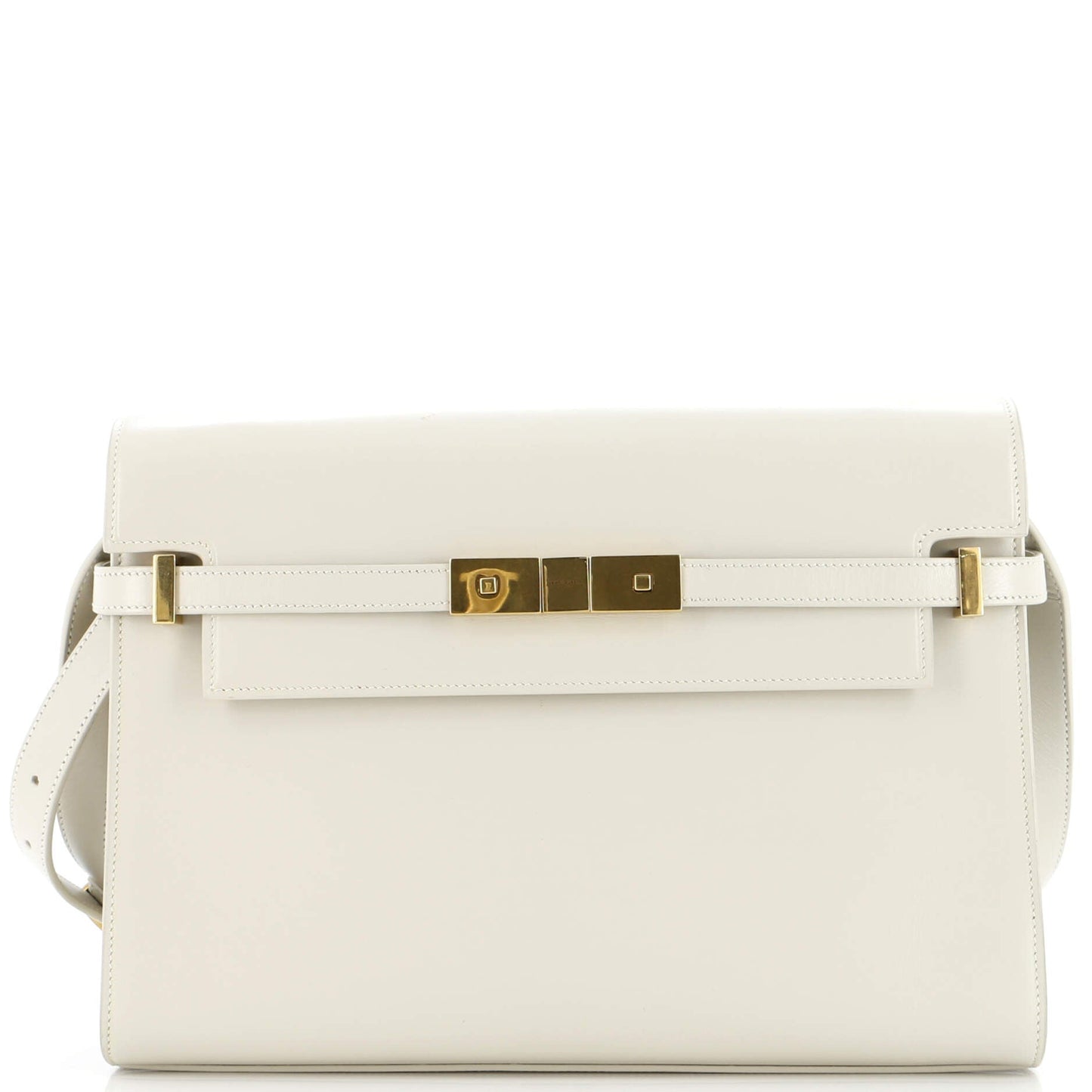 Luxury Saint Laurent Manhattan Shoulder Bag Leather Medium