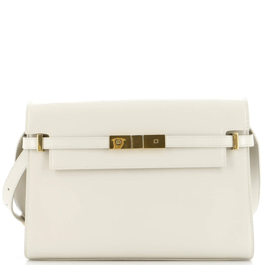 Luxury Saint Laurent Manhattan Shoulder Bag Leather Medium