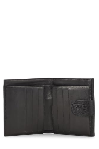 Chanel,  Black Caviar Timeless 'CC' Compact Wallet, Black