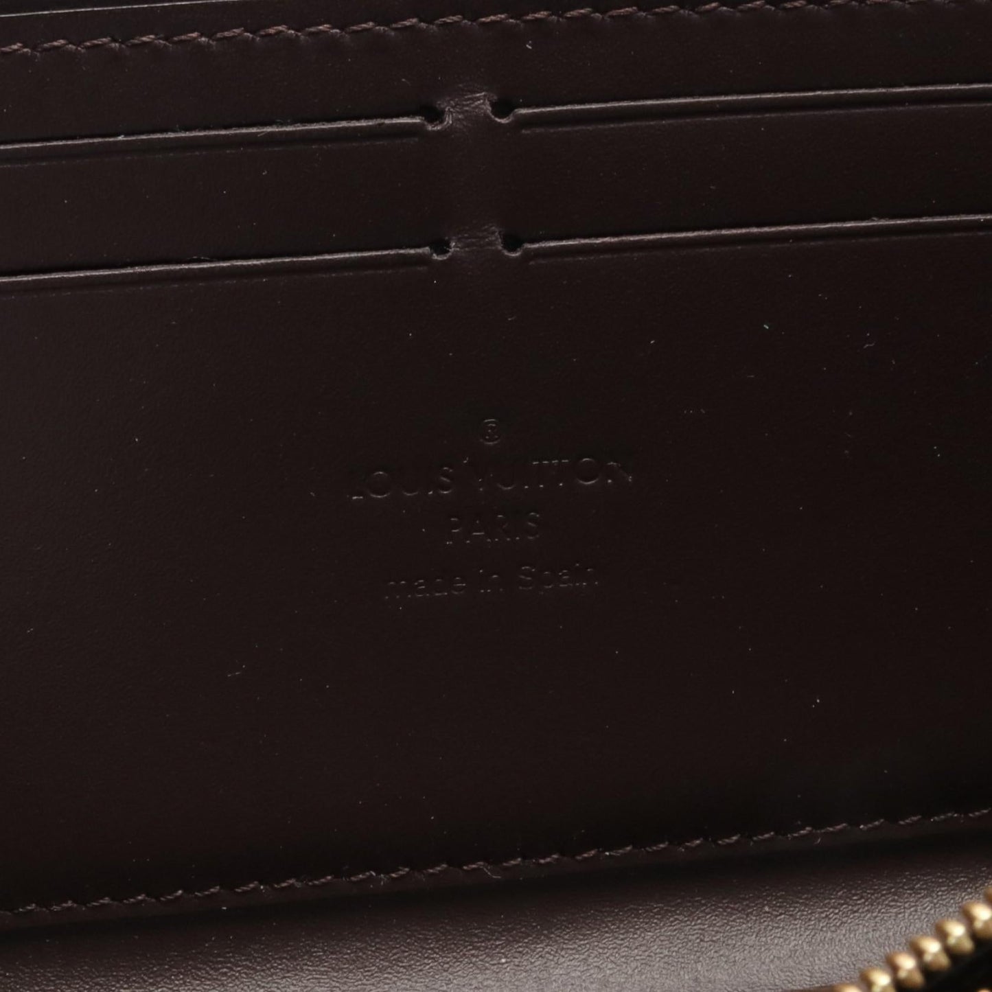 Louis Vuitton Monogram Vernis Portefeuille Miroir  Leather Long Wallet M64403 in Great Condition