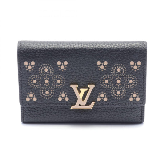 Louis Vuitton Taurillon Studded Sol Capucines Wallet Leather Short Wallet M62564 in Great Condition