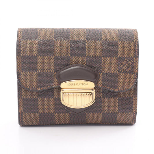 Louis Vuitton Portefeuille Joy  Canvas Short Wallet N60034 in New Condition