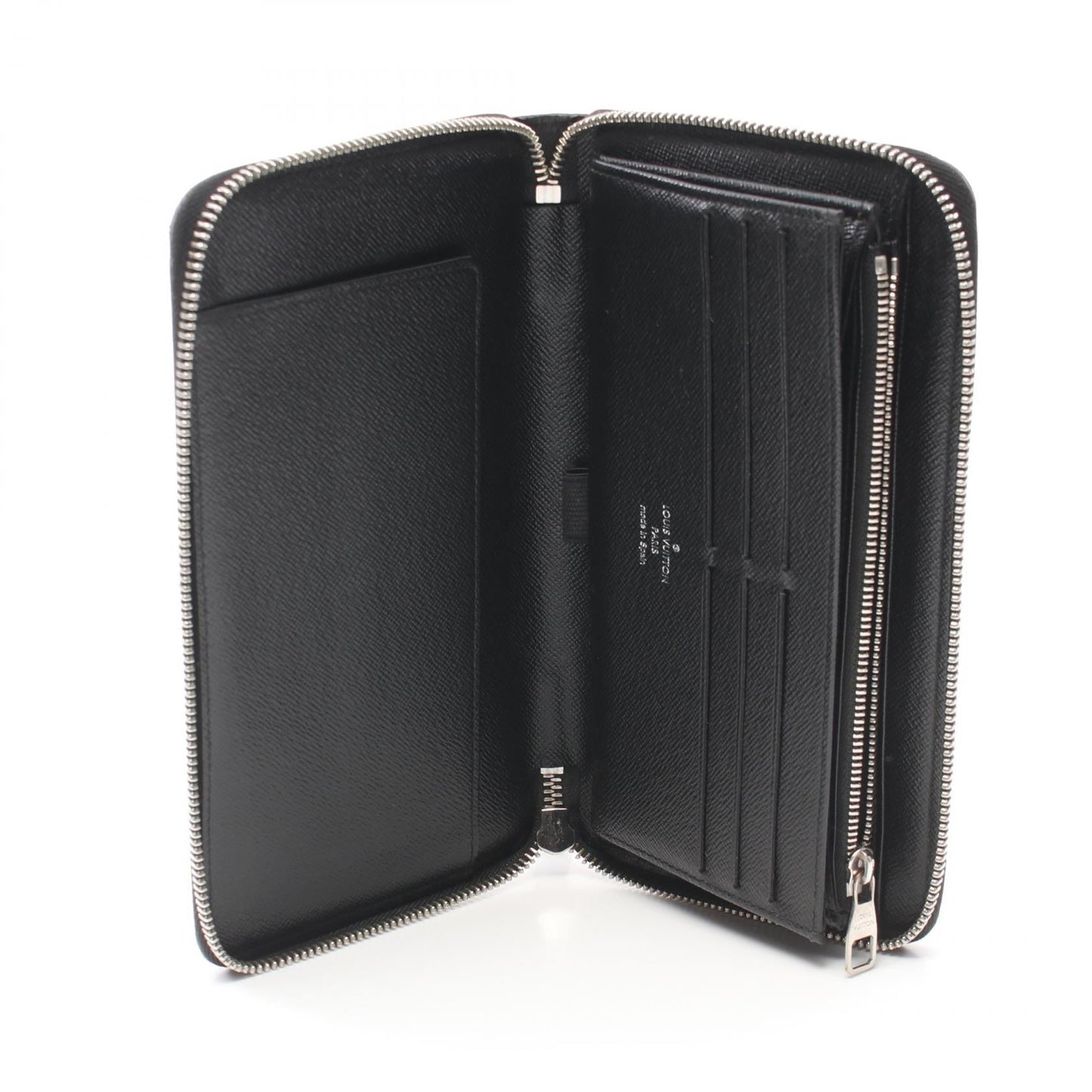 Louis Vuitton Zippy Organizer Wallet Black N63077