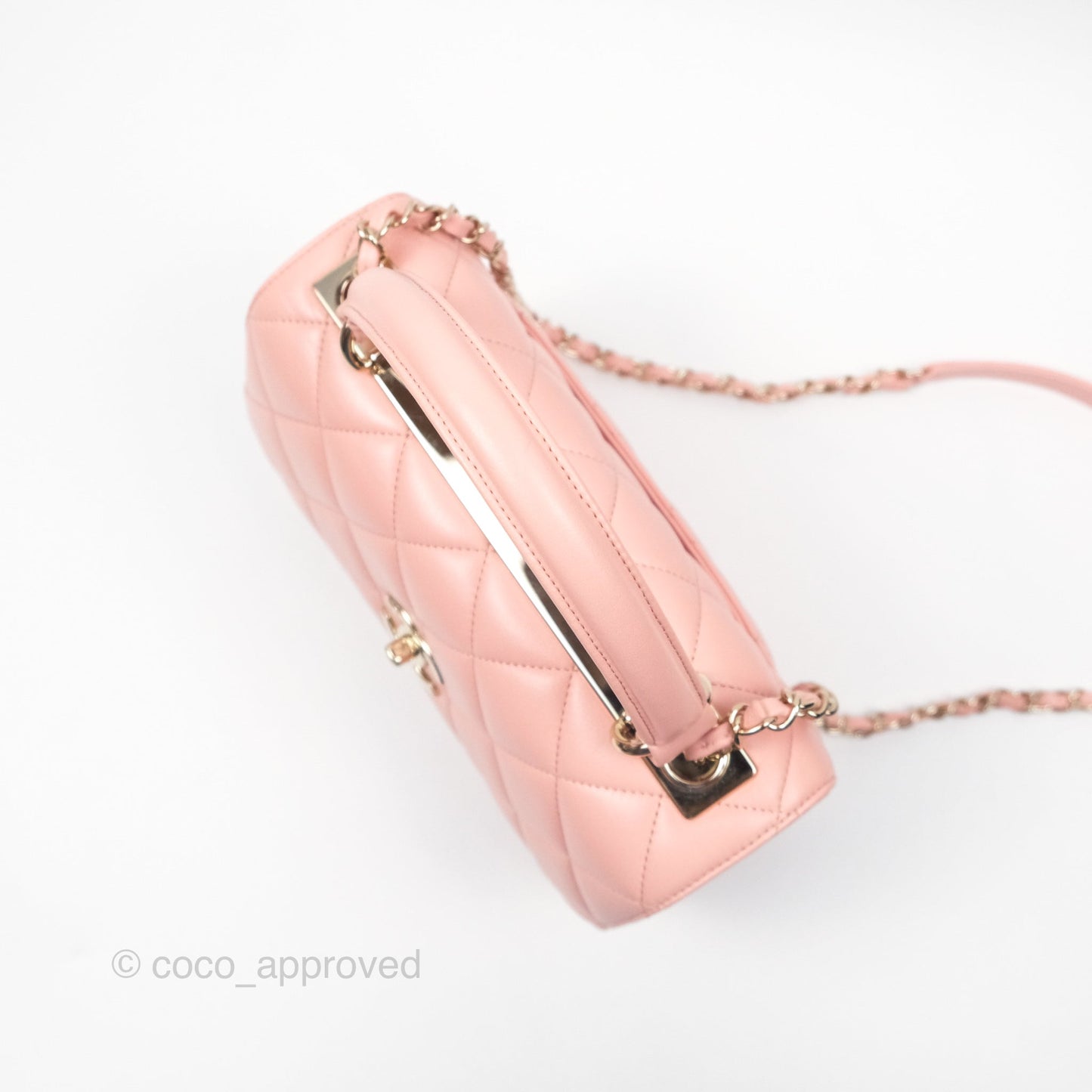 Chanel Small Trendy CC Pink Lambskin Gold Hardware