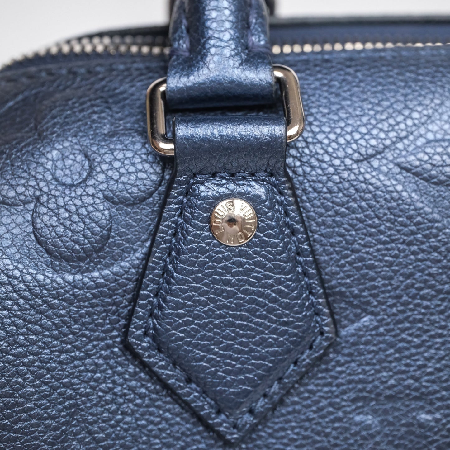 Louis Vuitton Speedy Bandoulière 20 Monogram Empreinte Navy