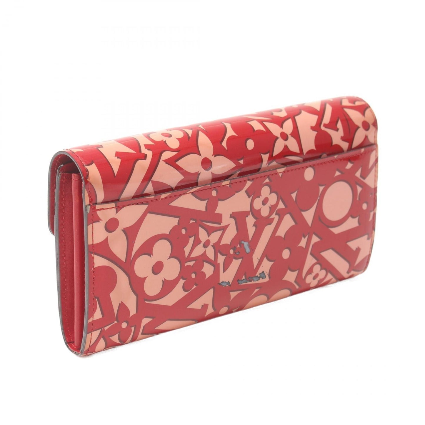 Louis Vuitton Patent Sweet Monogram Sarah Wallet  Leather Long Wallet M90127 in New Condition