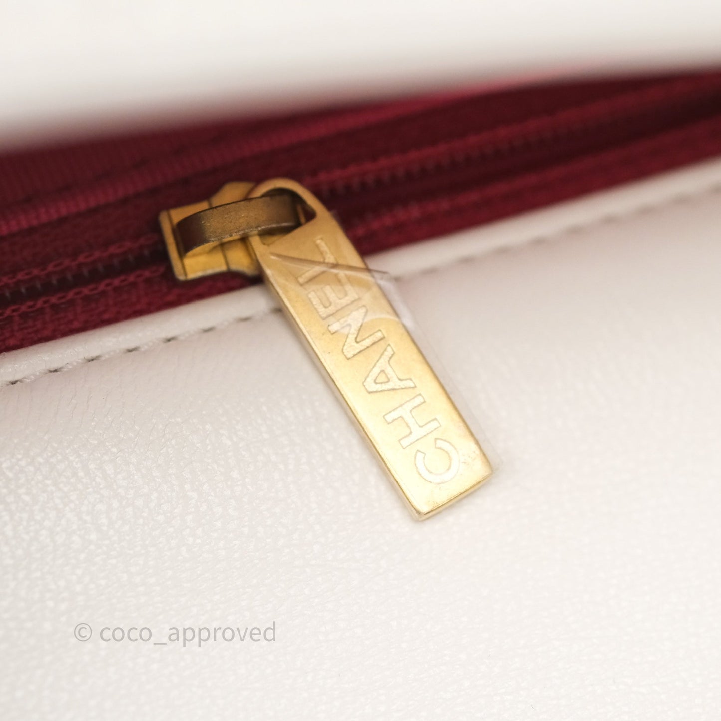 Chanel Small Fancy Jewel Flap White Shiny Lambskin Aged Gold Hardware 23S