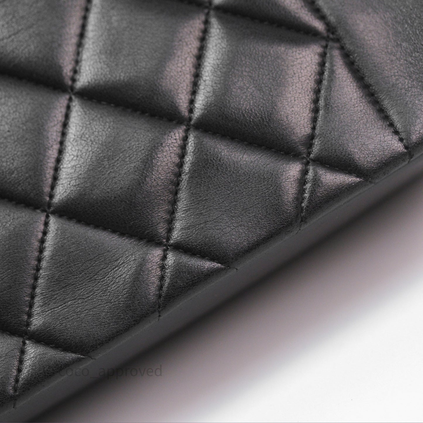 Chanel Vintage Quilted Small Classic Diana Flap Bag Black Lambskin 24K Gold Hardware