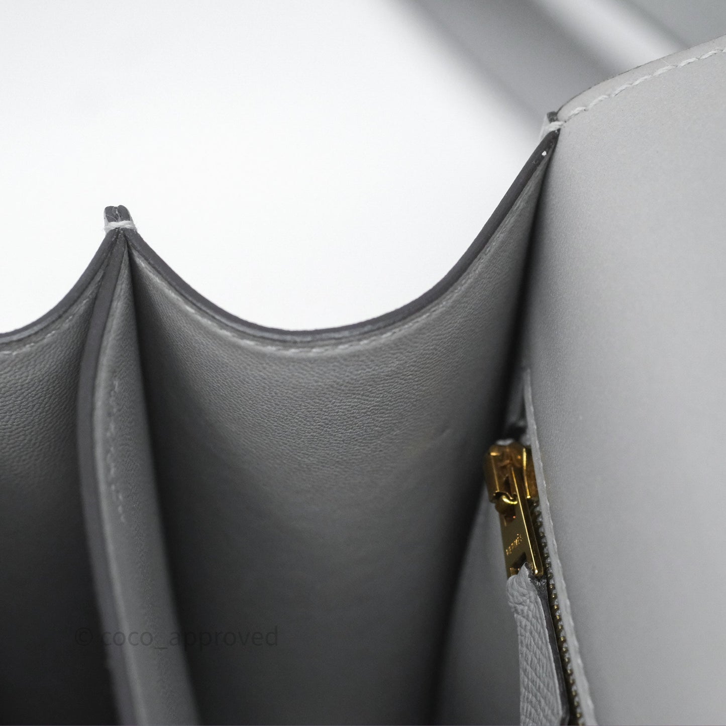 Hermès Constance 24 Gris Mouette 4Z Epsom Gold Hardware