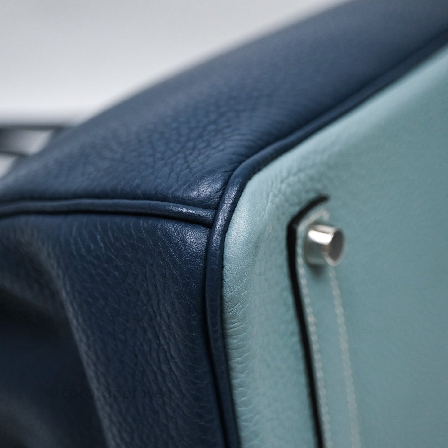 Hermès Birkin 35 Bleu de Prusse 7P Togo Palladium Hardware