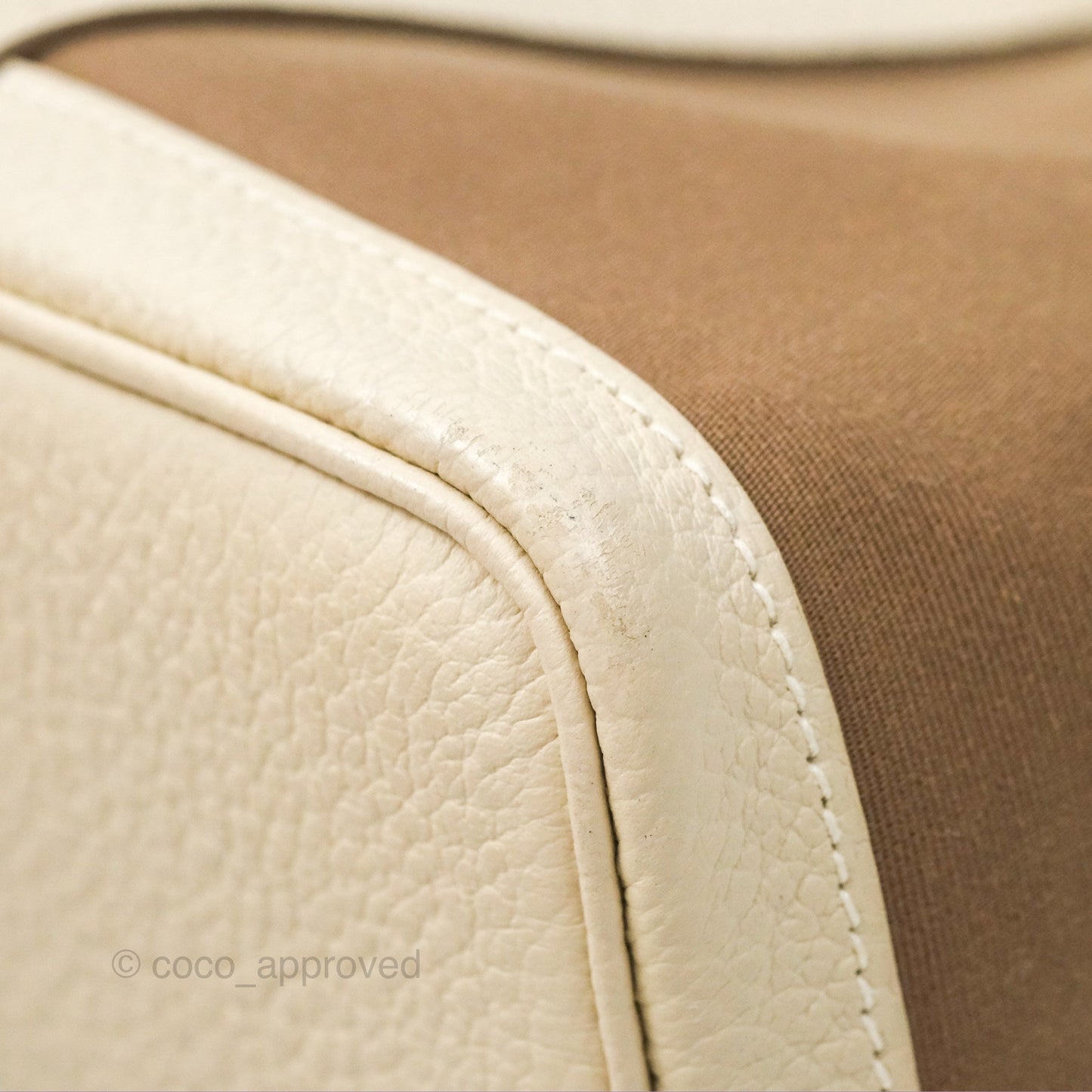 Hermes Garden Party 30 Etoupe 18 Canvas Craie 10